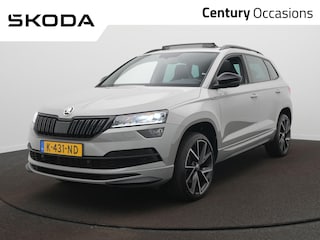 Skoda Karoq 1.5 TSI ACT Sportline Business Navigatie - 19 Inch - Panoramadak - Automaat - Leer - Trekhaak