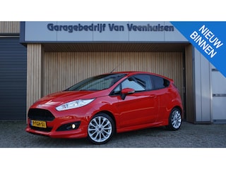 Ford Fiesta 1.0 125pk EcoBoost Sport 3Drs Keyless 16inch LM Grote Spoiler *Distributieriem v.v.* Zeer Nette Fiesta!