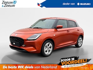 Suzuki Swift 1.2 Select Smart Hybrid | €2.500.- korting | Lichtmetalen velgen | 6 speakers | Lederen stuurwiel | Stoelverwarming | Nieuw te bestellen