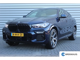 BMW X6 XDRIVE40I 333PK HIGH EXECUTIVE M-SPORT AUTOMAAT / NAVI / LEDER / LASER-LED / CLIMA / 21" LMV / KEYLESS / 360 CAMERA / PANO. DAK / SOFT-CLOSE / HUD / ADAPT. CRUISECONTROL / WINTERPAKKET / UNIEK !!