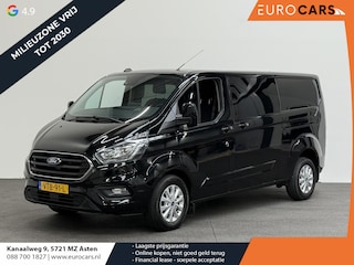 Ford Transit Custom 300 2.0 TDCI L2H1 Limited Dubbele cabine Aut. Navi Airco 2 Schuifdeuren Trekhaak PDC Carplay DAB