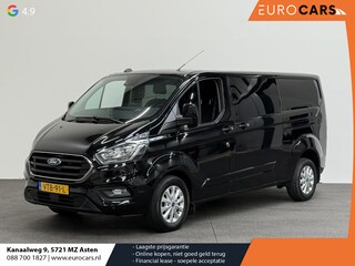 Ford Transit Custom 300 2.0 TDCI L2H1 Limited Dubbele cabine Aut. Navi Airco 2 Schuifdeuren Trekhaak PDC Carplay DAB
