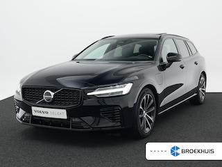 Volvo V60 2.0 T6 Plug-in hybrid AWD Ultra Dark | Head-Up | Harman Kardon | Panoramadak | Leder | Privacy Glass | Elek stoelen | Adaptive Cruise