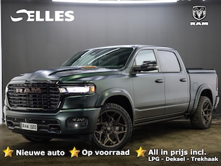 Dodge Ram 1500 2025 3.0L HURRICANE LARAMIE Night Premium | BPM VRIJ | NIEUW | 5 Jaar Garantie | Panoramadak | Luchtvering