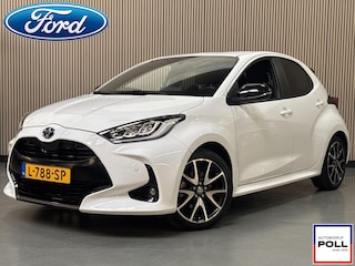 Toyota Yaris 1.5 Hybrid Automaat Executive Leer Navi Camera Ad Cruise Stoelverwarming Dodehoek Parkeersensoren