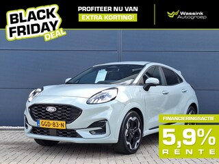 Ford Puma 1.0i Ecoboost Hybrid 125pk Aut ST-Line X | Automaat | Adaptive Cruise Control | B&O Geluidsysteem | 360 graden Camera | Sensoren Voor + Achter |