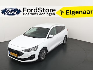 Ford Focus Wagon EcoBoost Hybrid 125pk Titanium | Trekhaak | 100% dealer onderhouden | Cruise | SYNC 4 | Draadloos carplay |