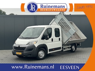 Citroën Jumper 35 2.2 HDI 150 PK / L4 / 3 ZIJDIGE KIPPER / 7-PERS DUBBELE CABINE / AIRCO / 1e EIG. / 3 TONS TREKHAAK / CAMERA / NAVI