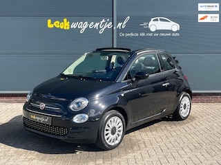Fiat 500 1.2 Lounge Cabrio *zwarte kap *cruise *airco