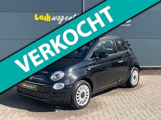Fiat 500 1.2 Lounge Cabrio *zwarte kap *cruise *airco