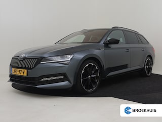 Skoda Superb Combi 1.4 TSI iV Sportline Business 218pk DSG/AUTO | Canton audiosysteem | Elektrische stoelen met memory | App connect | Navigatie | 19"LMV
