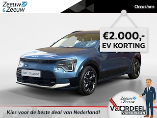 Kia Niro EV ExecutiveLine 64.8 kWh 3- Fase | Meest luxe uitvoering | 1e Eigenaar | Dealer onderhouden | Fabrieksgarantie t/m 7-10-2029 +3x 1 jaar* | Accu = 100% (SoH) | | NAP | Incl. € 2.000 EV korting