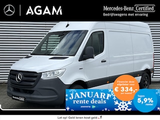 Mercedes-Benz Sprinter L2H2 Snelladen Leer Camera Airco 41kWh 100% Elektrisch