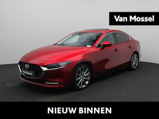 Mazda 3 2.0 e-SkyActiv-X Luxury | Automaat | Schuif dak | 360 Camera | Apple Carplay / Android Auto | LMV | Leder | Parkeer sensoren | Stoel- Stuurverwarming | Climate Control | DAB | BOSE | Navigatie | Memory seats |