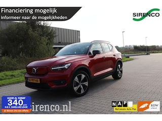Volvo XC40 Recharge P8 AWD R-Design schitterende kleur dab+ deels leder stoel + stuur verwarming