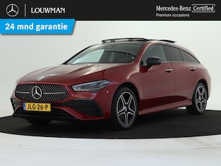 Mercedes-Benz CLA Shooting Brake 250 e AMG Plug-In Hybride AMG Line | NIght Pakket | Panorama Schuif-Kanteldak | Trekhaak | Multibeam Koplampen | 11kW Laden | Stuur en Stoelverwarming. Inclusief 24 maanden MB Certified garantie voor Europa.