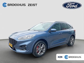 Ford Kuga 2.5 PHEV ST-Line X | Pano-dak | Wegklap Trekhaak | 100% Dealer Onderhouden! | Adapt. Cruise | Head-Up Display | Elektr. Klep | Full LED verlichting | Dodehoek Detectie | B&O audio | Half Leder | Standkachel | Winter-pack | Stuur & Stoelverwarming | Achteruitrijcamera | Airco (automatisch) | Apple Carplay/Android Auto|telefoonintegratie premium