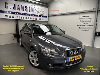 Audi A3 Sportback 1.8 TFSI Ambition Pro Line AUT. | Airconditioning, volautomatisch | Cruise control | Lichtmetalen velgen 17"