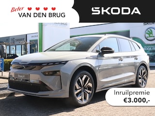 Skoda Enyaq Sportline Elektromotor 210 kW / 286 PK SUV Elektri | LEVERING 2025 | Trekhaak | LED Matrix | Adaptive cruise | elektrisch verstelbare stoel | Elektrische achterklep | Camera