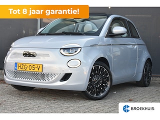 Fiat 500 La Prima 42 kWh DEMO-DEAL! | Vol-Leder | Stoelverwarming | Adaptive Cruise | Dodehoek-Detectie | Lane-Assist | !!