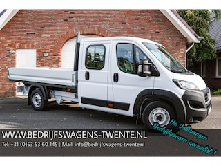 Fiat Ducato 2.2 Mjet 140 pk Dubbel Cabine va 419,- p/m 7-Zits Pick Up/Open Laadbak LxBxH 330x202x40 cm, Airco, Nieuw