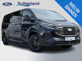 Ford Transit Custom 320 2.5 PHEV L2H1 Black Platinum DC | Dubbele cabine Snoeks leder | Full led | Dubbele zij-schuifdeur | Direct uit voorraad leverbaar! | Full options