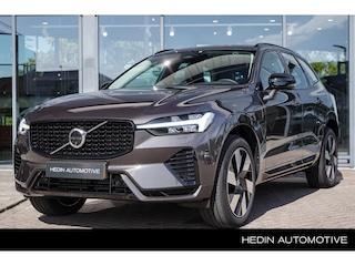 Volvo XC60 2.0 T6 Plug-in hybrid AWD Ultra Dark | 2250 kg Trekgewicht | Long Range Accu | Lederen bekleding | Elektrisch verstelbare stoelen | Stoel + Stuurverwarming | Rondom Zicht Camera | Achterklep Elektrisch | Trekhaak Elektrisch | Google Services