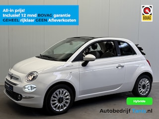 Fiat 500 1.0 Hybrid Dolcevita Special Edition AIRCO/ECC-SPORT INT-LEDER-NAVI by CARPLAY-PDC-CRUISE CONTROL