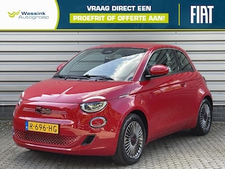 Fiat 500 24kWh 95pk Aut Red I Carplay I Navigatie I Parkeersensoren 190km WLTP | 95% SOH