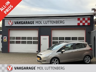 Ford B-MAX 1.0 EcoBoost 100PK Titanium, PANORAMADAK, TREKHAAK, PDC, LEDEREN BEKL. ALL SEASON