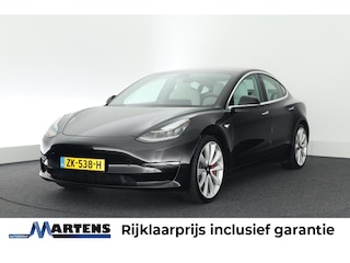 Tesla Model 3 Performance AWD 462pk 75 kWh Wit interieur Navigatie