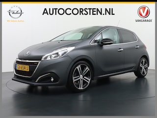 Peugeot 208 1.2T 111PK GT-line "MAT GRIJS OE" Panoramadak JBL®-Audio Navi Camera Apple Carplay Android Ecc Auto Cruise Control PureTech Privacy Glas Mirrorlink Bluetooth Led Matte lak origineel af-fabriek! Origineel Nederlandse Auto