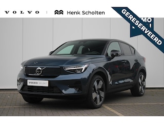 Volvo EC40 Single Motor Extended Range Ultra 82 kWh | Elektrisch bedienbare bestuurdersstoel met geheugen | Verwarmbare voorstoelen + Stuurwiel | Park Assist voor + achter | 360-Camera | Premium Audio by Harman Kardon | Warmtepomp | Adaptieve Cruise Control | Pilot Assist | Glazen panoramisch dak | Extra getint glas achter | Blind Spot Information System | Google Services | 20'' Lichtmetalen wielen |