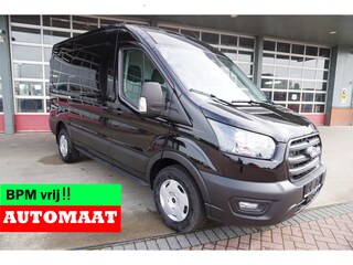 Ford Transit 350 2.0 TDCI 165pk L2H2 Trend Automaat (V802) Camera | Cruise | Trekhaak | Laadruimte pakket | Schuifdeur L+R| KLEUR ZWART