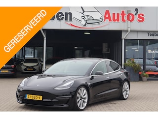 Tesla Model 3 Long Range RWD 75 kWh SOH 91%, Lederen interieur, Panoramadak, Cruise control, Stoelverwarming, Autopilot 2.5 computer