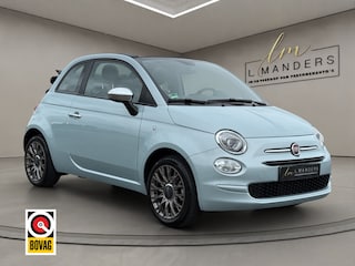 Fiat 500 1.0 Hybrid Club 2023 BLAUW | Cabrio | Apple CarPlay