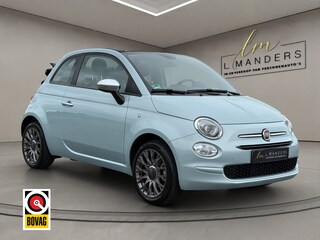 Fiat 500 1.0 Hybrid Club 2023 BLAUW | Cabrio | Apple CarPlay