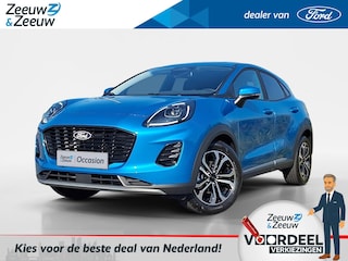 Ford Puma 1.0 EcoBoost Hybrid Titanium | Winterpack | Comfortpack | El. Achterklep | Camera | Navigatie | Led verlichting | Keyless entry | 17" Lichtmetaal | Climate Control |