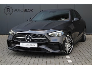 Mercedes-Benz C-klasse 180 AMG Line|Leer|panoramadak|virtual cockpit|