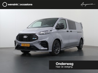 Ford Transit Custom 320 2.0 TDCI | MS-RT | PRIJS OP AANVRAAG | DUBBEL CABINE | 170 PK AWD | 2X ZIJSCHUIFDEUR | NAVIGATIE | CAMERA | CRUISE CONTROL | CLIMATE CONTROL | KUIP STOELEN | 19" LM WIELEN | NL AUTO | BOM VOL