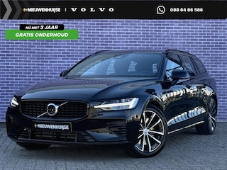 Volvo V60 2.0 T6 Plug-in hybrid AWD Plus Dark | 360° Camera | Stoel en stuurverwarming | Trekhaak | Adaptieve cruise control | Harman/Kardon audio | BLIS dodehoekdetectie |