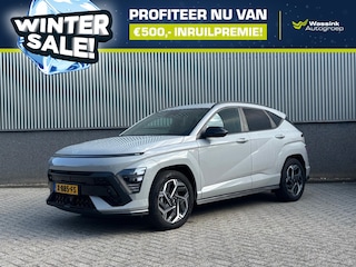 Hyundai Kona 1.6 GDI HEV 141pk DCT N-Line | Trekhaak | Adaptive Cruise Control | 360° Camera | Stoelverwarming | Stoelverkoeling | Navigatie |