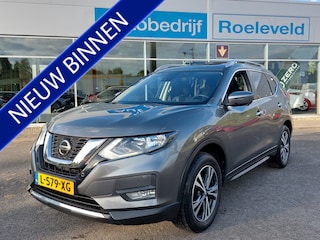 Nissan X-Trail 1.3 DIG-T 158pk Automaat N-Connecta | Navi | Clima | Cruise | Keyless Entry | Panorama Schuifdak | Pdc V+A+Camera | Rijstrook+Licht+Regensensor | Privacy Glass | 18''lm | Trekhaak