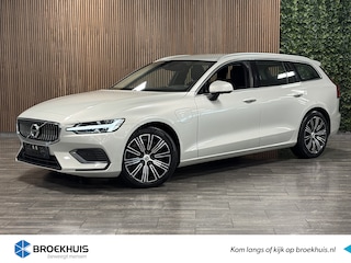 Volvo V60 T6 AWD Recharge Inscription | Birch Light! | 360° Camera | Head-Up Display | Adaptieve Cruise Control | Standkachel met Volvo On Call App | Stoelverwarming voor+achter | Stuurwielverwarming | Full LED meesturende koplampen | Pilot Assist | BLIS Dode Hoek