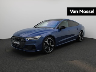 Audi A7 Sportback 45 TFSI quattro 265 PK | S-line | Automaat | Navigatie | 360 Camera | Panoramadak | Vierwielbesturing | Adaptive Cruise Control | Trekhaak | Stoelverwarming | HD LED Matrix | Head-up display | Privacy glass |