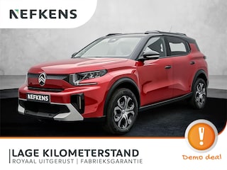 Citroën C3 Aircross Plus 1.2 Turbo 100pk | DEMO | Navigatie via draadloze Apple Carplay / Android Auto | Achteruitrijcamera | Climate Control | Cruise Control | Parkeersensoren | Afwijkende Dakkleur | Bluetooth | Comfortstoelen | Elektrisch inklapbare spiegels | Donker getint glas | Led koplampen |