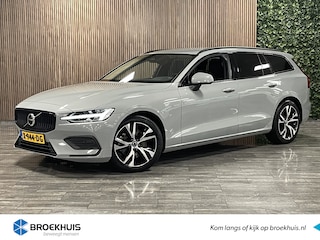 Volvo V60 B3 Core | Harman Kardon | Adaptieve Cruise Control | Stoelverwarming voor+achter | Stuurwielverwarming | Pilot Assist | BLIS Dode Hoek Detectie | Lederen bekleding | 18 Inch | Google Infotainment | Keyless Drive | Privacy Glass | Parkersensoren voor+achte