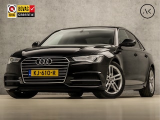 Audi A6 Limousine 1.8 TFSI S-Line Sport 191Pk Automaat (2X S-LINE, LOGISCH NAP, NAVIGATIE, GETINT GLAS, CLIMATE, LEDER, XENON, SPORTSTOELEN, PARKEERSENSOREN, CRUISE, NIEUWE APK, NIEUWSTAAT)