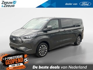 Ford Tourneo Custom E-Tourneo 340 L2H1 Titanium X 8 persoons | Lederen interieur | Navigatie | Parkeersensoren voor en achter | 19" LM velgen| Automatische airco 3-zones | LET OP: TE BESTELLEN VOERTUIG