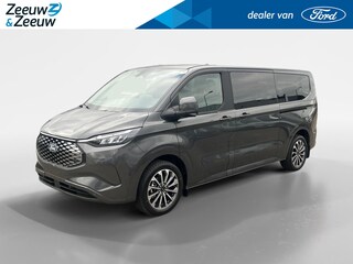 Ford Tourneo Custom E-Tourneo 340 L2H1 Titanium X 8 persoons | Lederen interieur | Navigatie | Parkeersensoren voor en achter | 19" LM velgen| Automatische airco 3-zones | LET OP: TE BESTELLEN VOERTUIG